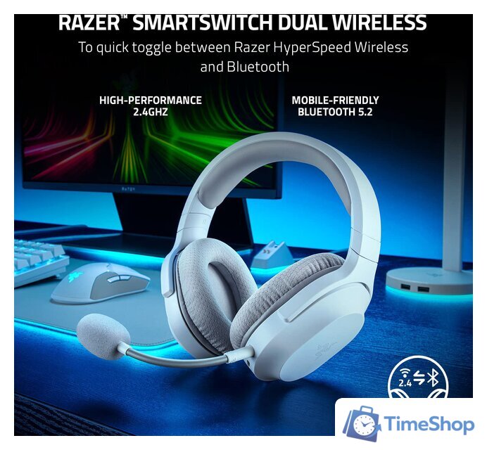 Наушники Razer Barracuda X 2022 (белый) - Изображение №2 — Интернет-магазин Time-Shop