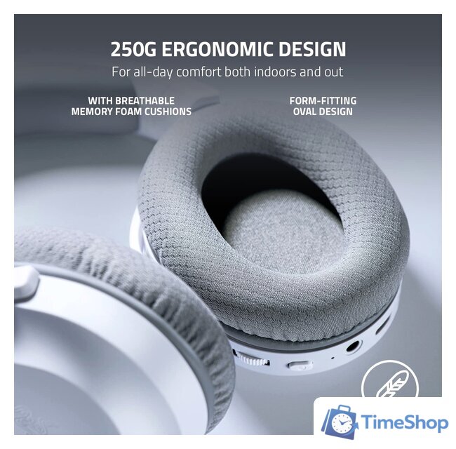 Наушники Razer Barracuda X 2022 (белый) - Изображение №3 — Интернет-магазин Time-Shop