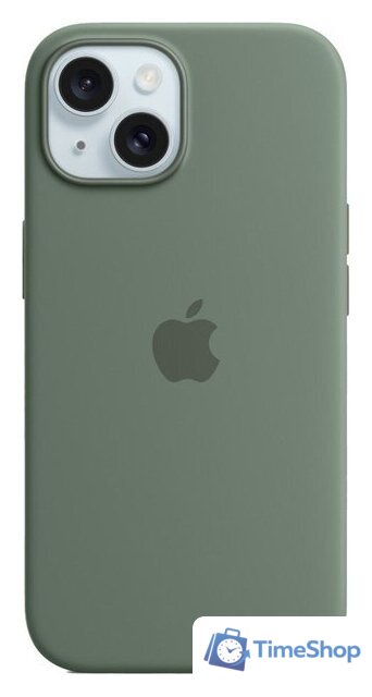 Чехол для телефона Apple MagSafe Silicone Case для iPhone 15 (кипарис) - Изображение №1 — Интернет-магазин Time-Shop