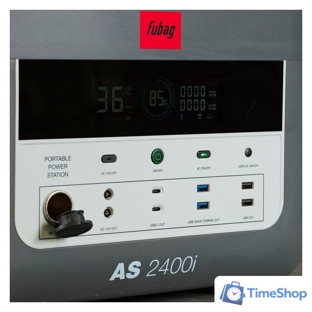 Портативная зарядная станция Fubag AS 2400i - Изображение №7 — Интернет-магазин Time-Shop