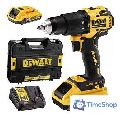 Ударная дрель-шуруповерт DeWalt DCD709D2T (с 2-мя АКБ 2 Ah, кейс) - Изображение №1 — Интернет-магазин Time-Shop