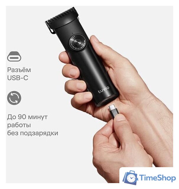 Машинка для стрижки волос Tuvio HC-DA3BL (черный) - Изображение №9 — Интернет-магазин Time-Shop