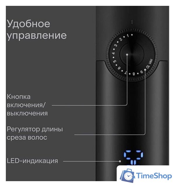 Машинка для стрижки волос Tuvio HC-DA3BL (черный) - Изображение №13 — Интернет-магазин Time-Shop