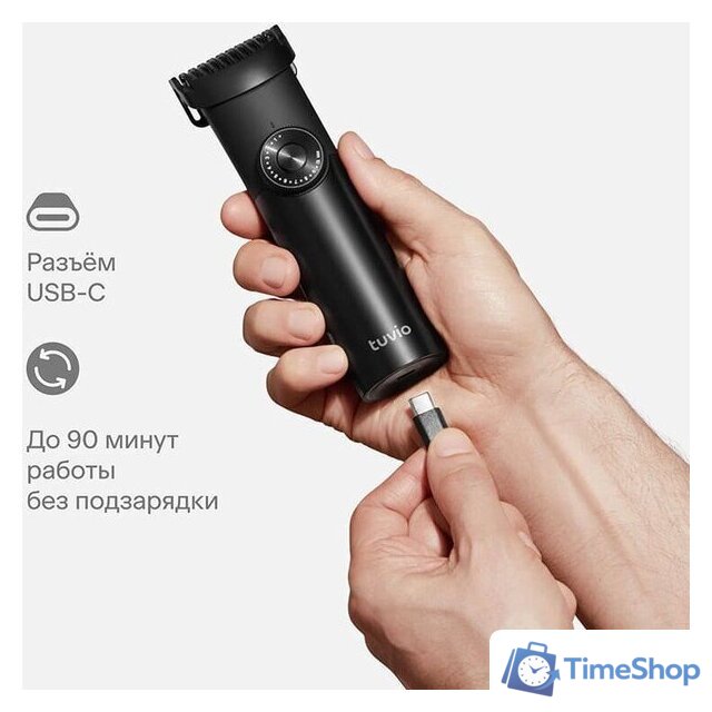 Машинка для стрижки волос Tuvio HC-DA3BL (черный) - Изображение №12 — Интернет-магазин Time-Shop