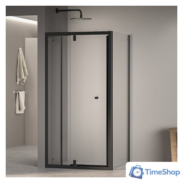 Душевой уголок RGW PA-32B (PA-02B + Z-050-1B) 41083299-014 90x90 (черный/прозрачное стекло) - Изображение №1 — Интернет-магазин Time-Shop