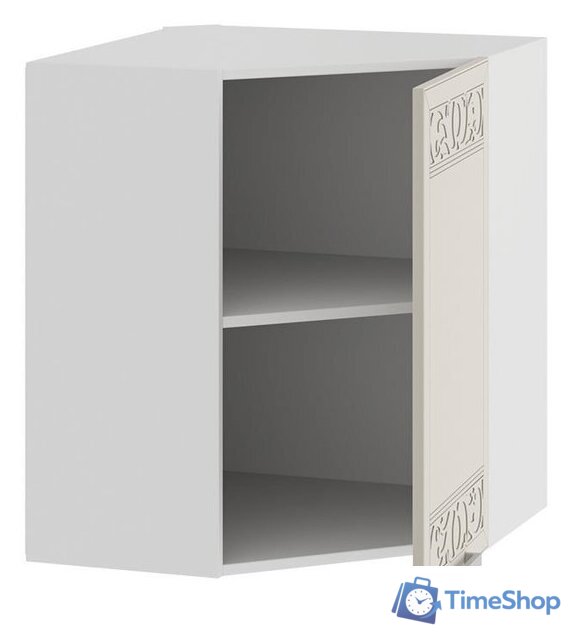 Шкаф навесной Трия Долорес 1В6У (белый/крем) - Изображение №2 — Интернет-магазин Time-Shop