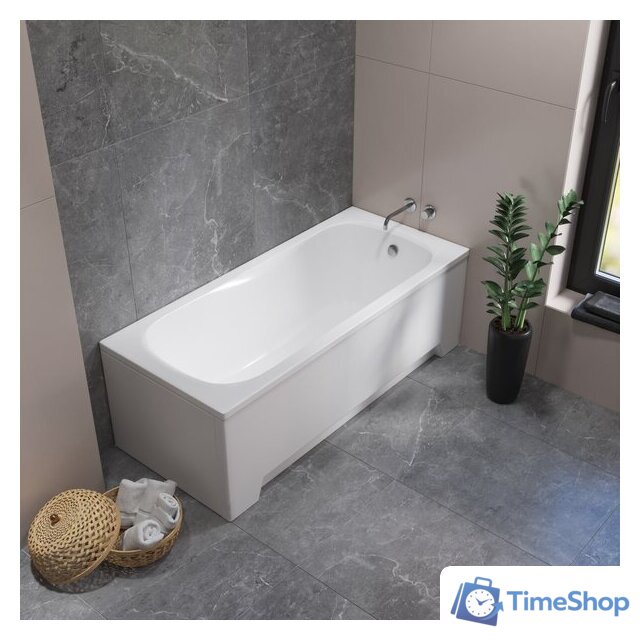 Ванна Lauter Sophia 160 21205160 (с каркасом и сифоном 21Y11021 матовый черный) - Изображение №7 — Интернет-магазин Time-Shop