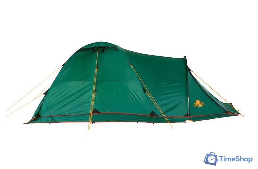 Кемпинговая палатка AlexikA Tower 4 Plus Fib (зеленый) - Изображение №5 — Интернет-магазин Time-Shop