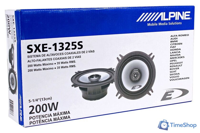 Коаксиальная АС Alpine SXE-1325S - Изображение №6 — Интернет-магазин Time-Shop