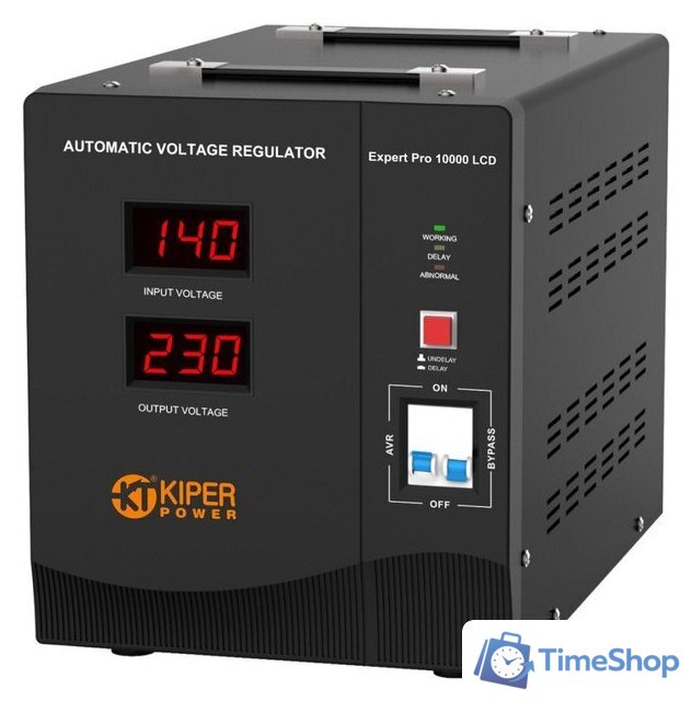 Стабилизатор напряжения Kiper Power Expert Pro 10000 LCD - Изображение №1 — Интернет-магазин Time-Shop