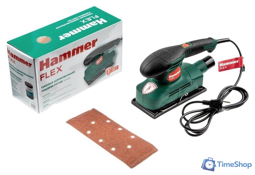Виброшлифмашина Hammer PSM180 - Изображение №8 — Интернет-магазин Time-Shop