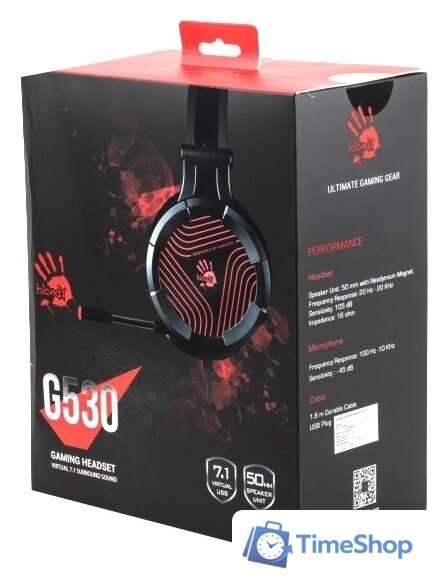 Наушники A4Tech Bloody G530 - Изображение №4 — Интернет-магазин Time-Shop