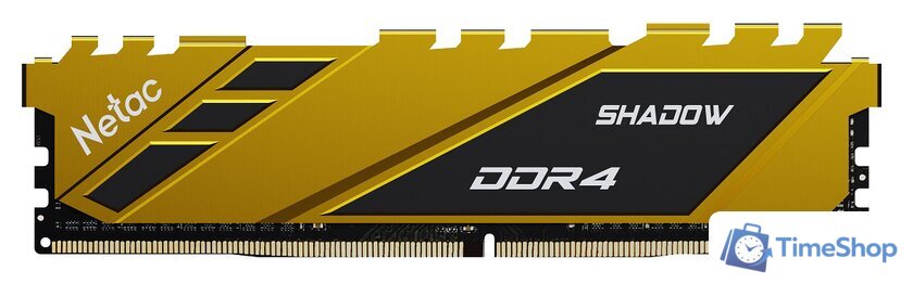 Оперативная память Netac Shadow 16ГБ DDR4 3200 МГц NTSDD4P32SP-16Y - Изображение №1 — Интернет-магазин Time-Shop
