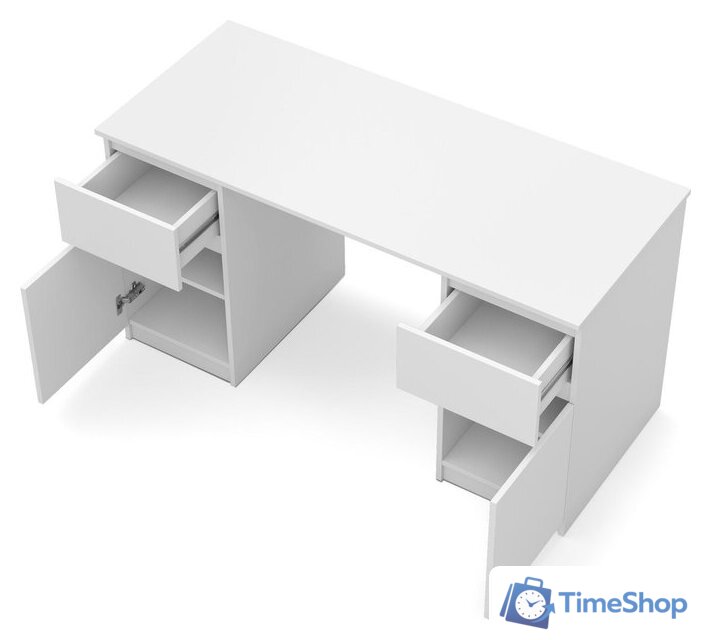 Стол MyStar Сноули 2д2я ИВ-121.12 (белый) - Изображение №4 — Интернет-магазин Time-Shop