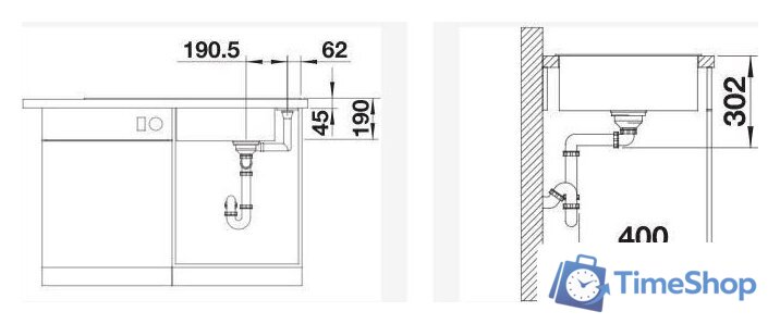 Кухонная мойка Blanco Axia III XL 6 S 527051 - Изображение №3 — Интернет-магазин Time-Shop