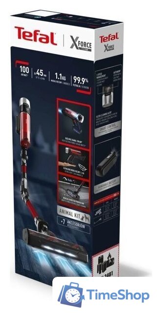 Пылесос Tefal X-Force Flex 9.60 Animal TY2079WO - Изображение №16 — Интернет-магазин Time-Shop
