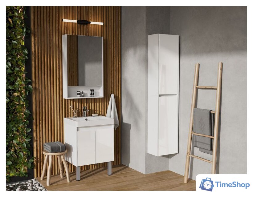  Акватон Тумба с умывальником Сканди Doors 55 1A2788K0SD010 (белый) - Изображение №7 — Интернет-магазин Time-Shop