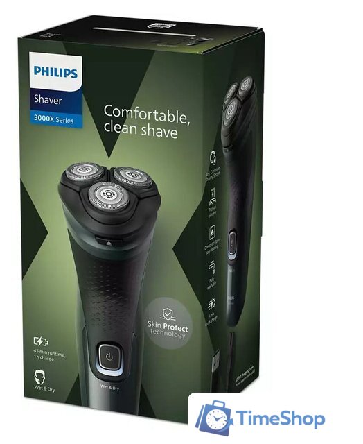 Электробритва Philips Wet & Dry Electric Shaver X3052/00 - Изображение №7 — Интернет-магазин Time-Shop