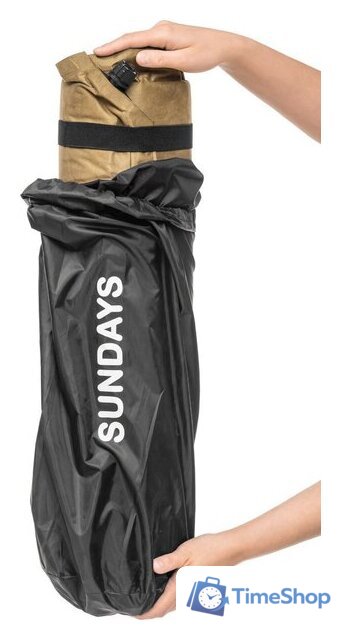 Самонадувающийся коврик Sundays ZC-SIM006 5см (коричневый) - Изображение №4 — Интернет-магазин Time-Shop