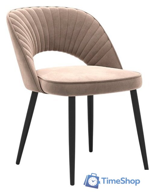 Стул Памир Новара F08 (бежевый/черная опора) - Изображение №1 — Интернет-магазин Time-Shop