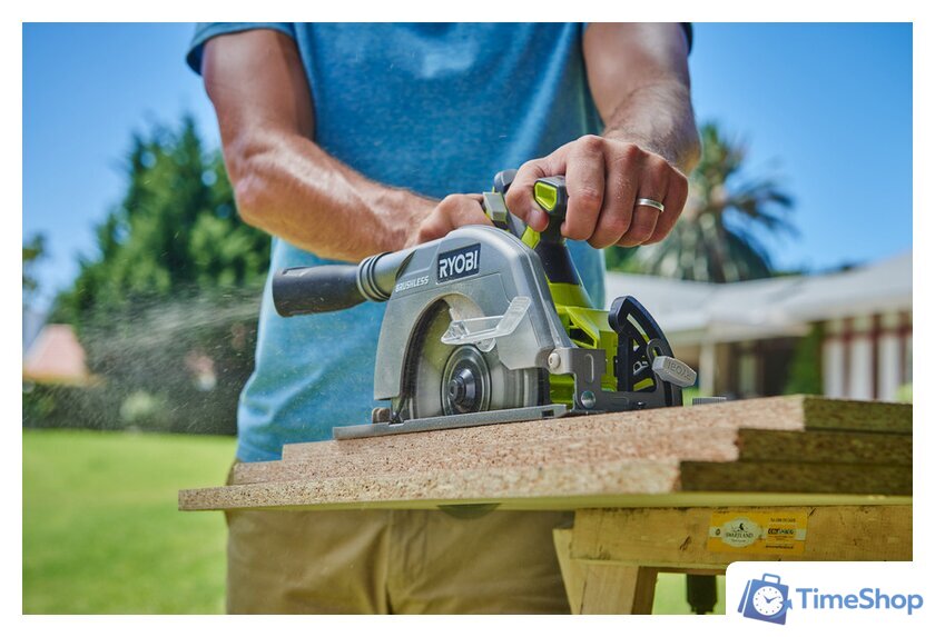 Дисковая (циркулярная) пила Ryobi R18CS7-0 5133002890 (без АКБ) - Изображение №9 — Интернет-магазин Time-Shop