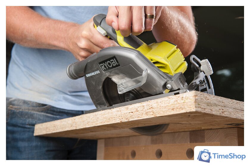 Дисковая (циркулярная) пила Ryobi R18CS7-0 5133002890 (без АКБ) - Изображение №13 — Интернет-магазин Time-Shop