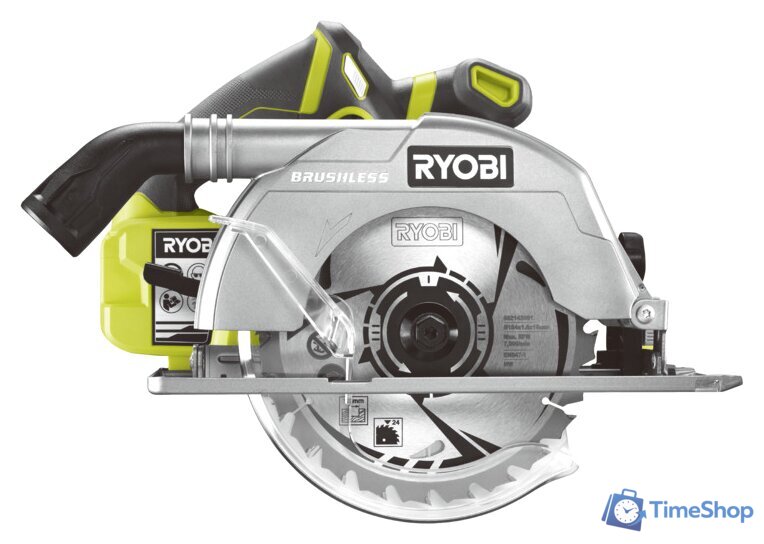 Дисковая (циркулярная) пила Ryobi R18CS7-0 5133002890 (без АКБ) - Изображение №2 — Интернет-магазин Time-Shop