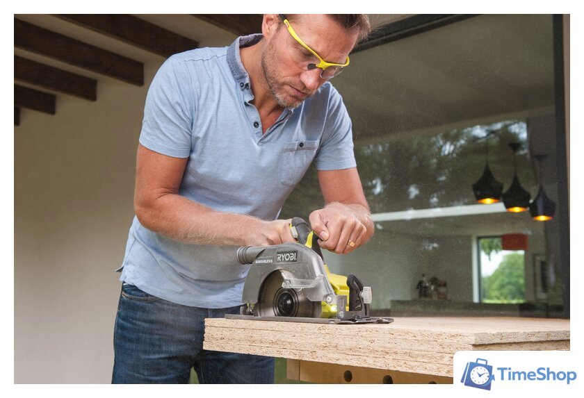 Дисковая (циркулярная) пила Ryobi R18CS7-0 5133002890 (без АКБ) - Изображение №11 — Интернет-магазин Time-Shop