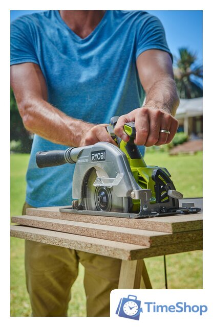 Дисковая (циркулярная) пила Ryobi R18CS7-0 5133002890 (без АКБ) - Изображение №7 — Интернет-магазин Time-Shop