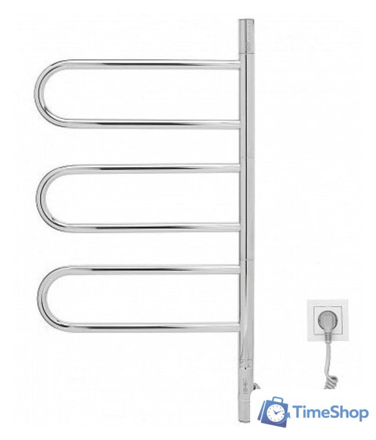 Полотенцесушитель Gloss & Reiter E2.L.44x80.R3 (таймер) - Изображение №2 — Интернет-магазин Time-Shop