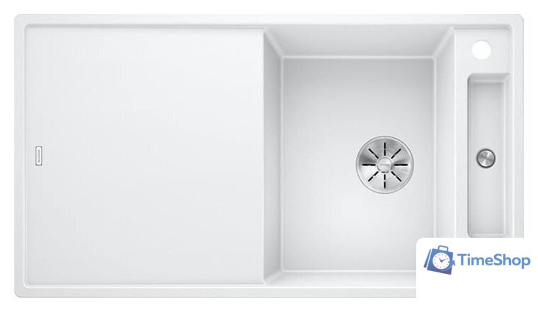 Кухонная мойка Blanco Axia III 5 S 523209 (белый, деревянная доска) - Изображение №1 — Интернет-магазин Time-Shop