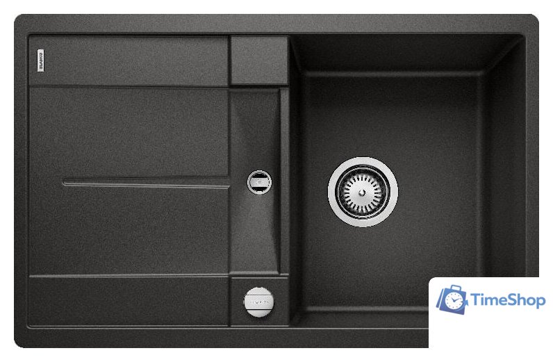 Кухонная мойка Blanco Metra 45 S-F 525917 (черный) - Изображение №1 — Интернет-магазин Time-Shop