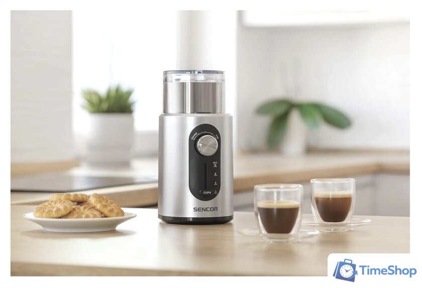 Электрическая кофемолка Sencor SCG 3550SS - Изображение №10 — Интернет-магазин Time-Shop