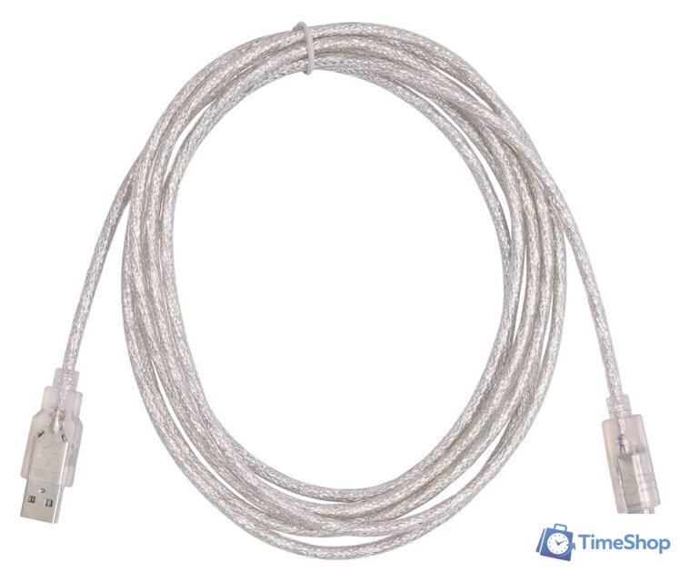 Кабель Buro USB2.0-AM/BM-3-TRANS - Изображение №1 — Интернет-магазин Time-Shop