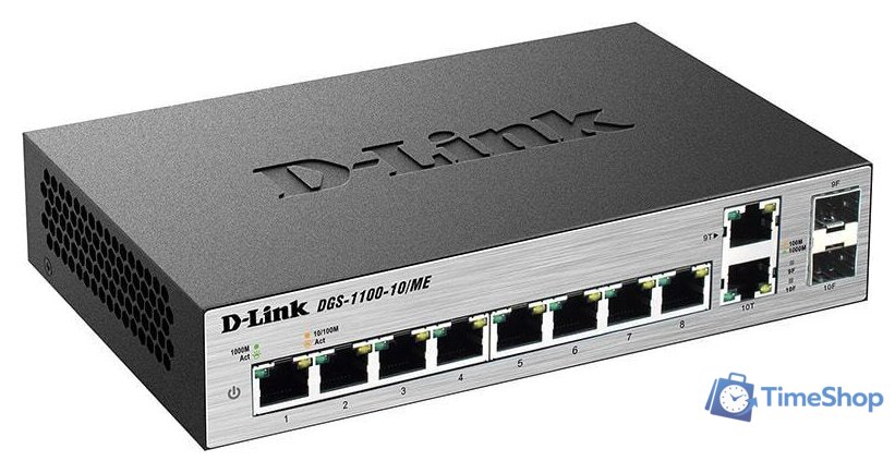 Управляемый коммутатор 2-го уровня D-Link DGS-1100-10/ME/A2A - Изображение №2 — Интернет-магазин Time-Shop