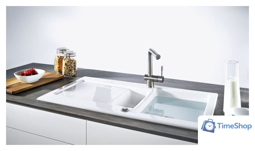 Кухонная мойка Franke Maris MRK 651-100 124.0379.966 (снежно-белый) - Изображение №4 — Интернет-магазин Time-Shop