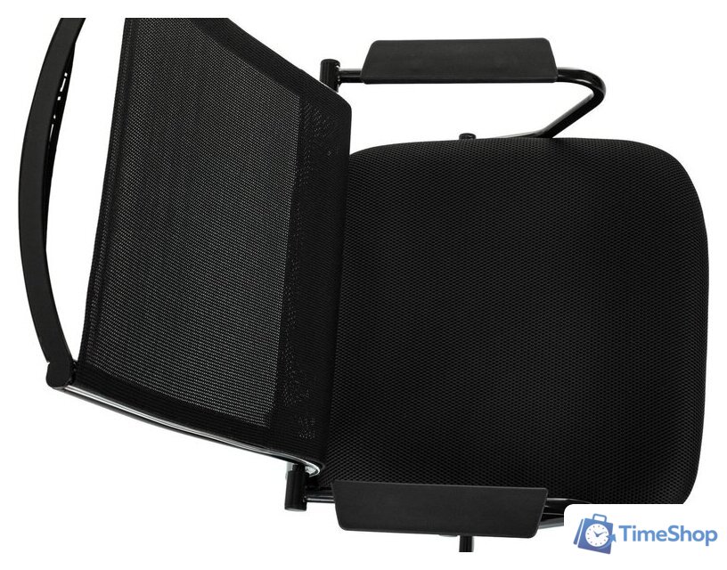 Офисное кресло Бюрократ CH Balance черный Elastic-102 TW-11 (сетка/ткань крестовина металл черный) - Изображение №10 — Интернет-магазин Time-Shop