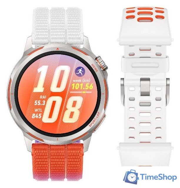Умные часы Huawei Watch GT Runner 2 (серебристый/оранжевый, международная версия) - Изображение №2 — Интернет-магазин Time-Shop