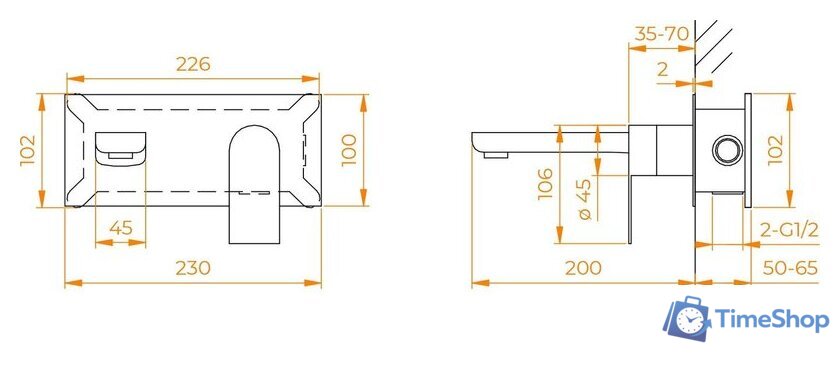 Смеситель RGW SP-46B 51140546-04 - Изображение №3 — Интернет-магазин Time-Shop