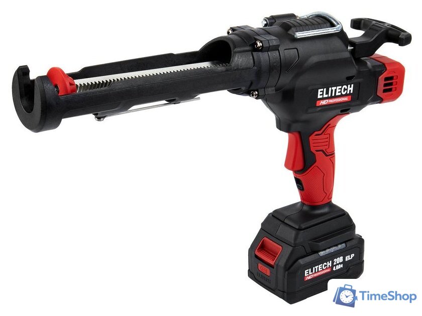 Пистолет для герметика ELITECH CCG 20SL6 (с 1-им АКБ) - Изображение №1 — Интернет-магазин Time-Shop