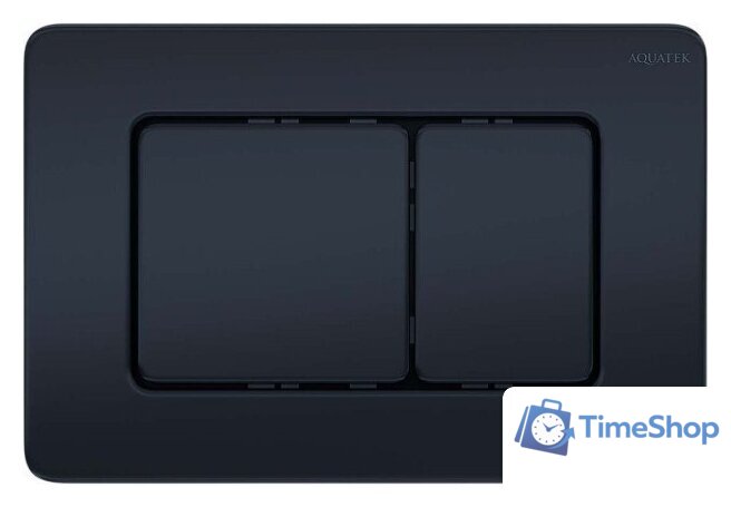 Панель смыва Aquatek KDI-0000040 (черный матовый) - Изображение №1 — Интернет-магазин Time-Shop