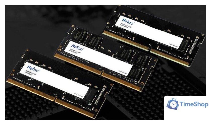 Оперативная память Netac Basic 4GB DDR4 SODIMM PC4-21300 NTBSD4N26SP-04 - Изображение №3 — Интернет-магазин Time-Shop