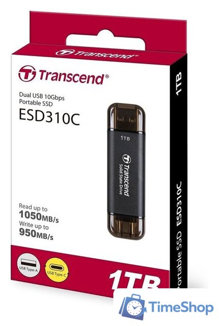 Внешний накопитель Transcend ESD310 1TB TS1TESD310C - Изображение №4 — Интернет-магазин Time-Shop