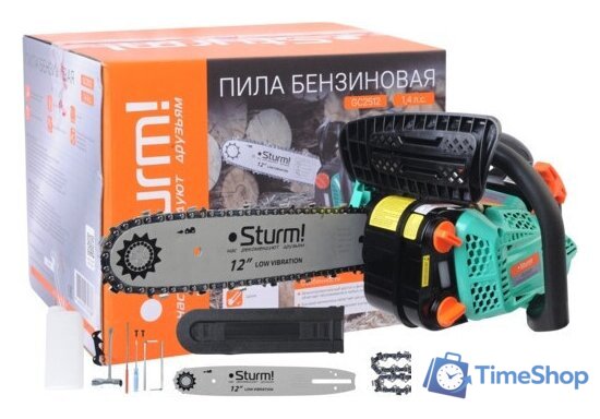 Бензопила Sturm GC2512 - Изображение №8 — Интернет-магазин Time-Shop