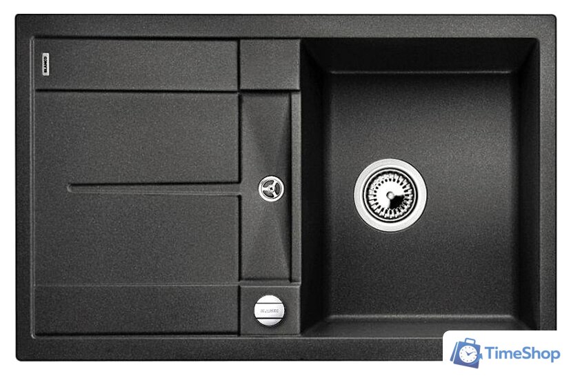 Кухонная мойка Blanco Metra 45 S-F (антрацит) [519081] - Изображение №1 — Интернет-магазин Time-Shop