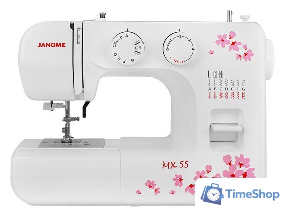 Электромеханическая швейная машина Janome MX 55 - Изображение №1 — Интернет-магазин Time-Shop