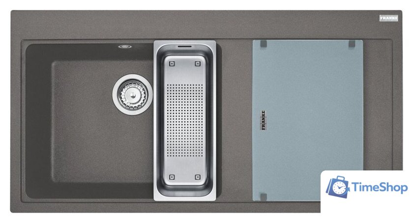 Кухонная мойка Franke Mythos MTG 611-100 114.0675.937 (каменный серый) - Изображение №1 — Интернет-магазин Time-Shop
