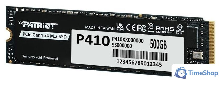 SSD Patriot P410 500GB P410P500GM28H - Изображение №3 — Интернет-магазин Time-Shop