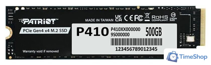 SSD Patriot P410 500GB P410P500GM28H - Изображение №1 — Интернет-магазин Time-Shop