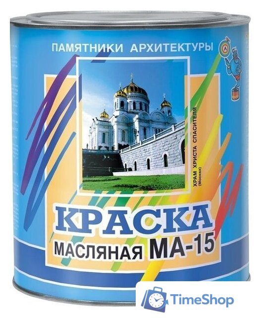 Краска Памятники архитектуры МА-15 25 кг (сурик железный) - Изображение №1 — Интернет-магазин Time-Shop